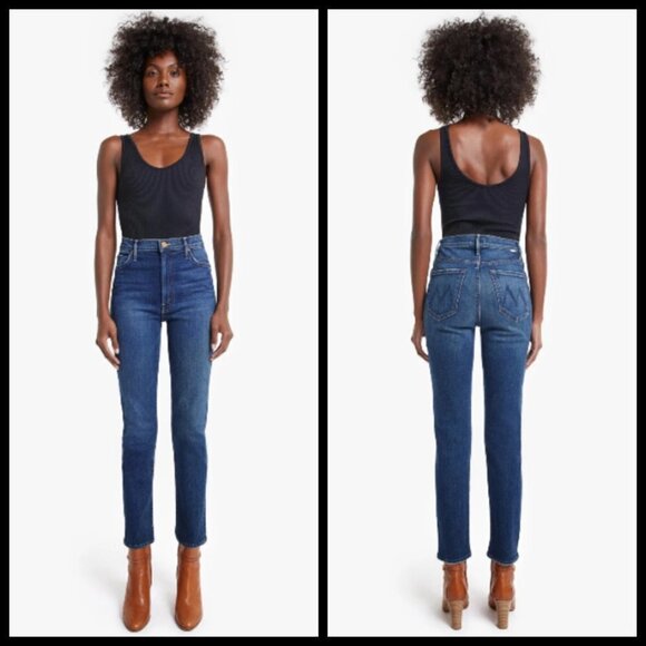 💕MOTHER💕 High Waisted Looker Jeans ~ Until Next Time Skinny High Rise 32 NWT - Picture 2 of 14